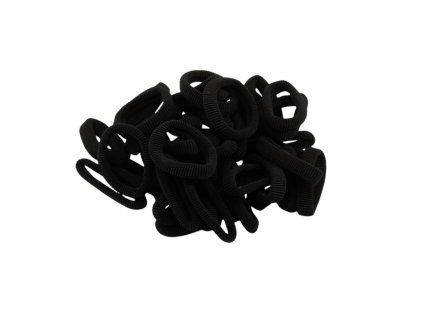 Dây buộc tóc len nhỏ đen gói