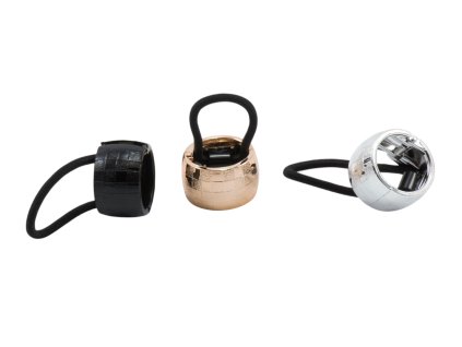 Dây buộc tóc vòng 2 tác dụng bịch 24ks mix 3 màu