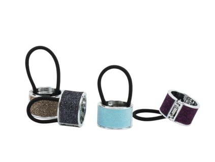 Dây buộc tóc vòng 2 trong 1 nhũ