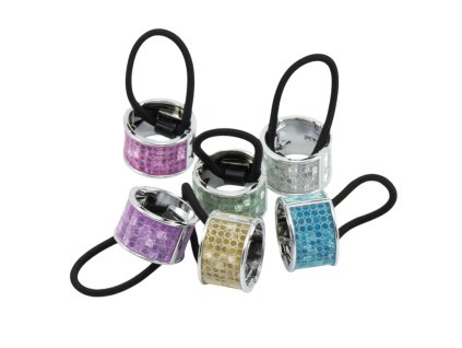 Dây buộc tóc vòng 2 tác dụng bịch 24ks mix 6 màu