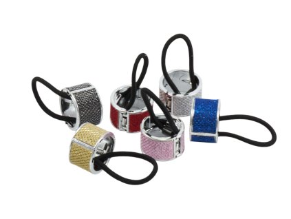 Dây buộc tóc vòng 2 trong 1 nhũ