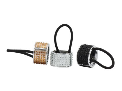 Dây buộc tóc vòng 2 trong 1 hạt nổi