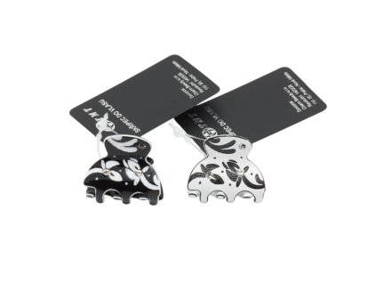 Cặp ngoạm mini đính đá (bịch: 12ks mix 2 màu)