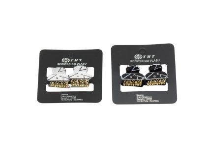 Cặp ngoạm mini đính đá vỉ 2 chiếc