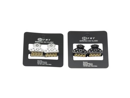 Cặp ngoạm mini đính đá vỉ 2 chiếc