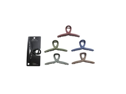 Cặp ngoạm nhựa dẻo 9cm (bịch: 12ks mix 5 màu)