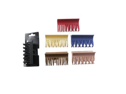 Cặp ngoạm nhựa dẻo 8cm (bịch: 12ks mix 6 màu)