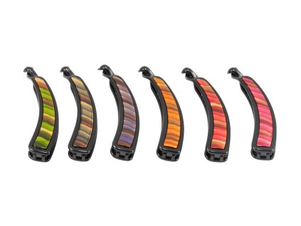 Cặp kẹp tóc hình chuối (bịch: 12ks mix 6 màu)