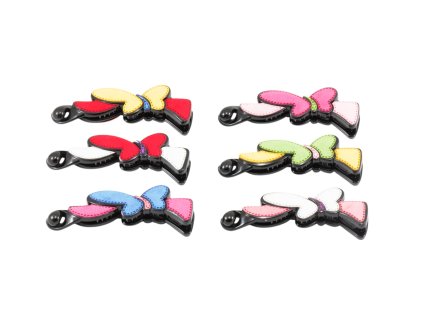 Cặp kẹp tóc hình bướm (bịch: 12ks mix 6 màu)