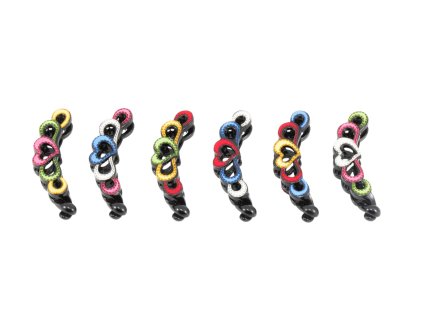 Cặp kẹp tóc hình chuối (bịch: 12ks mix 6 màu)