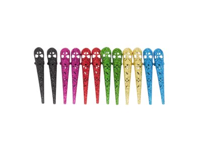 Skřipec do vlasů kovový 8cm (Cena/balení 12ks)