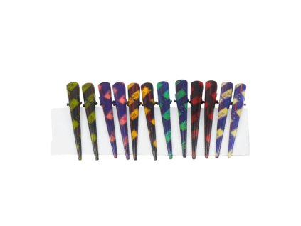 Skřipec do vlasů kovový 8cm (Cena/balení 12ks)