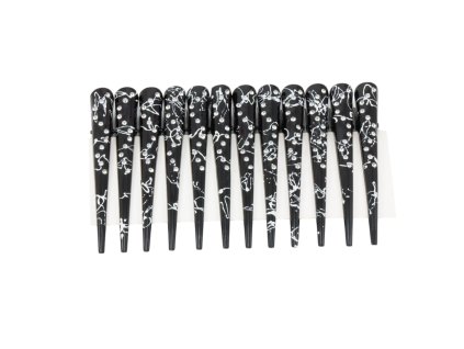 Trâm cài tóc 13cm đính đá (vỉ 12ks)