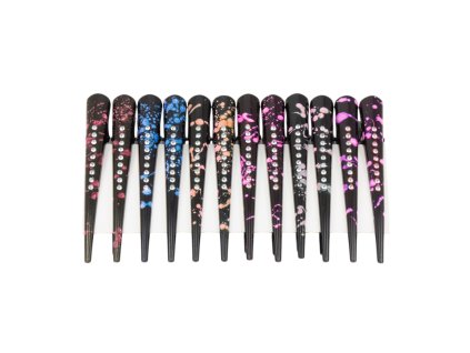 Trâm cài tóc 13cm đính đá (vỉ 12ks)