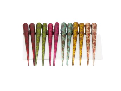 Trâm cài tóc 13cm hoa văn (vỉ 12ks)