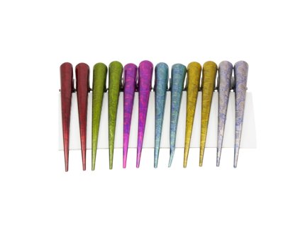 Trâm cài tóc 13cm hoa văn (vỉ 12ks)