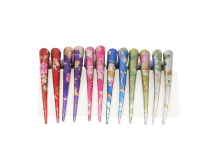 Skřipec do vlasů kovový 13cm (Balení: 12ks)