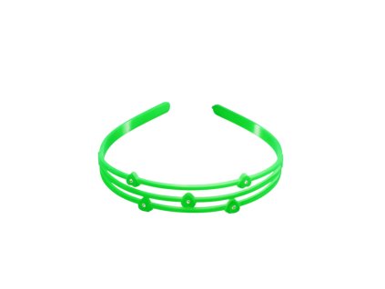 Bờm silicon 3 hàng đính đá (bịch: 12ks mix 6 màu)