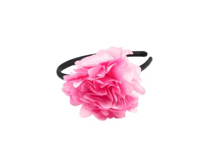 Bờm nhựa bọc vải gắn hoa