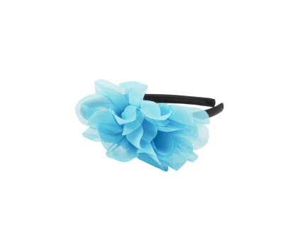 Bờm nhựa bọc vải gắn hoa (bịch: 12ks mix 7 màu)