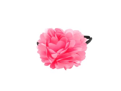 Bờm nhựa bọc vải gắn hoa