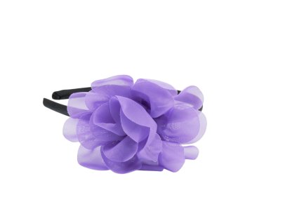 Bờm nhựa bọc vải gắn hoa (bịch: 12ks mix 11 màu)