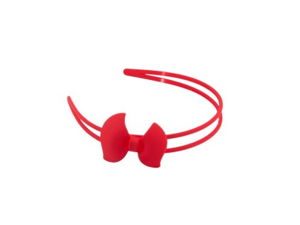 Bờm silicon 2 hàng gắn nơ (bịch: 12ks mix 12 màu)