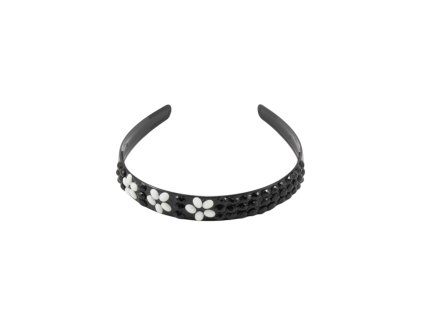 Bờm nhựa đính hạt (bịch: 12ks mix 2 gam màu)