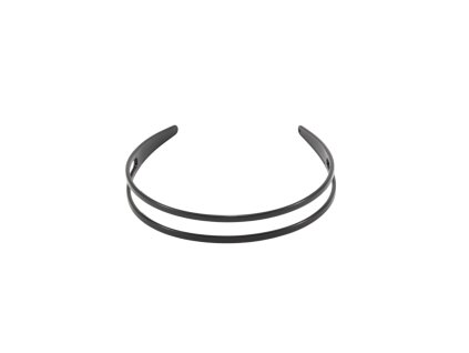 Bờm nhựa 2 hàng đen trắng (bịch: 12ks mix 2 màu)