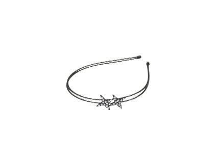 Bờm sắt gắn sao đính đá