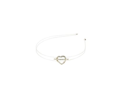 Bờm sắt gắn trái tim đính đá (bịch: 12ks)