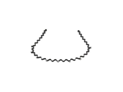 Bờm sắt đính đá