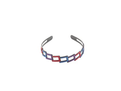 Bờm nhựa dán giả da lộn (bịch: 12ks mix 6 gam màu)