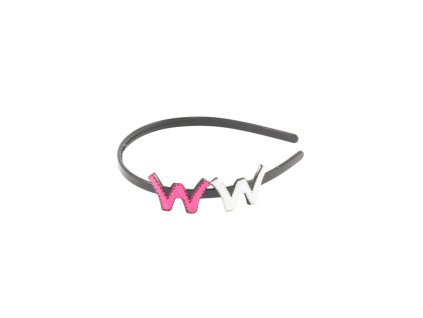 Bờm nhựa gắn chữ dán giả da lộn (bịch: 12ks mix 6 gam màu)