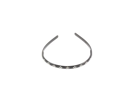 Bờm nhựa đen nhỏ đính đá (bịch: 12ks)