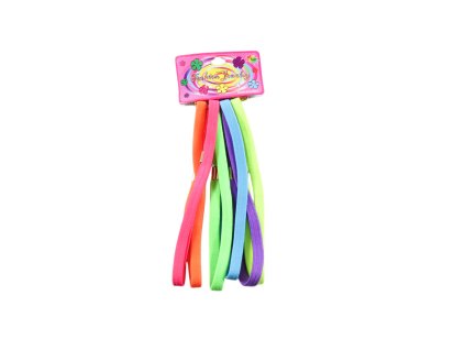 Bờm dây cao su màu quang vỉ giấy treo 6ks (bịch: 12 vỉ mix các gam màu)