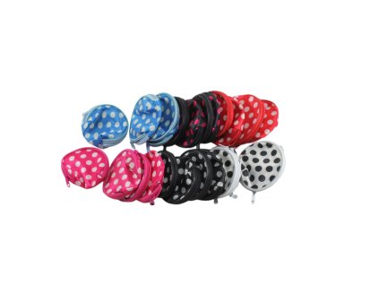 Ví đựng xu nhỏ khóa kéo chấm bi