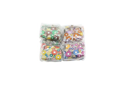 Ví đựng xu viền sắt khóa cài vòng tròn