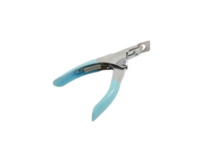 Bấm cắt móng giả chuôi inox xanh ngọc vỉ nhựa treo