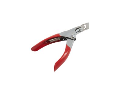 Bấm cắt móng giả chuôi inox đỏ vỉ nhựa treo