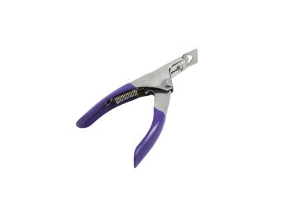 Bấm cắt móng giả chuôi inox tím vỉ nhựa treo