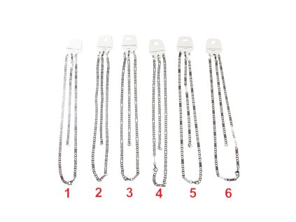 Bộ vòng cổ + vòng tay ocel bạc