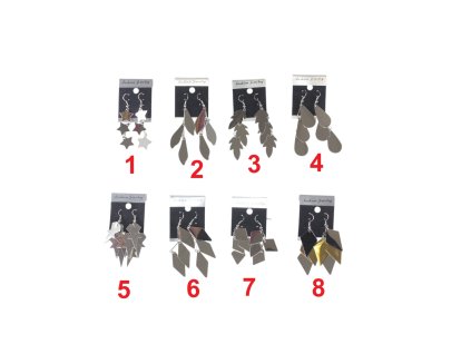 Hoa tai rời ocel bóng