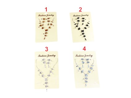 Bộ vòng cổ + hoa tai hoa