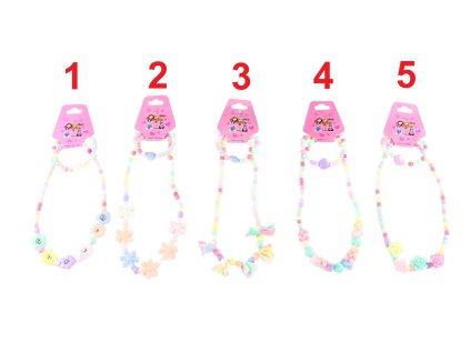 Bộ trang sức trẻ em vòng cổ + vòng tay