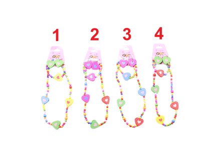 Bộ trang sức trẻ em vòng cổ + vòng tay + hoa tai