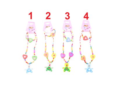 Bộ trang sức trẻ em vòng cổ + vòng tay