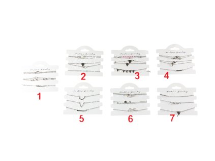 Vòng tay bộ 3 chiếc bạc