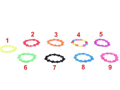 Vòng tay hạt chữ thập silicon