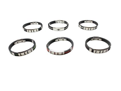 Vòng tay cao su lồng dây trong túi bóng treo (bịch: 12ks)